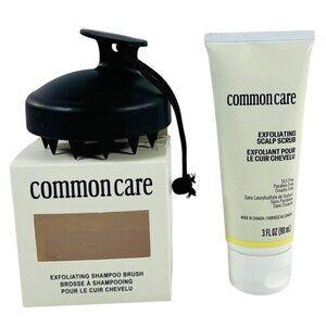 Common Care Exfoliating Scalp Scrub & Shampoo Brush 3oz/90mL